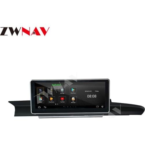 For Audi A6 2012-2016 Android 9.0 Car GPS Navigation Auto Radio Multimedia Player Head Unit Auto Stereo Sat Navi 10.25 IPS 64GB