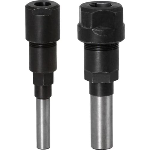 8mm / 1/2inch Router Collet Extension round shank carbide alloy Router Collet Extension Router Bit Wood Engraving Machine tool