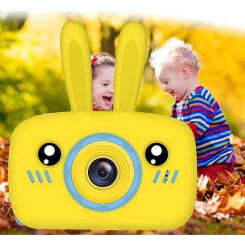New 1080P Rabbit Ear Digital Mini Camera Kids Cartoon Cute Camera Photo Toys Outdoor Photography Props For Child Birthday Gift