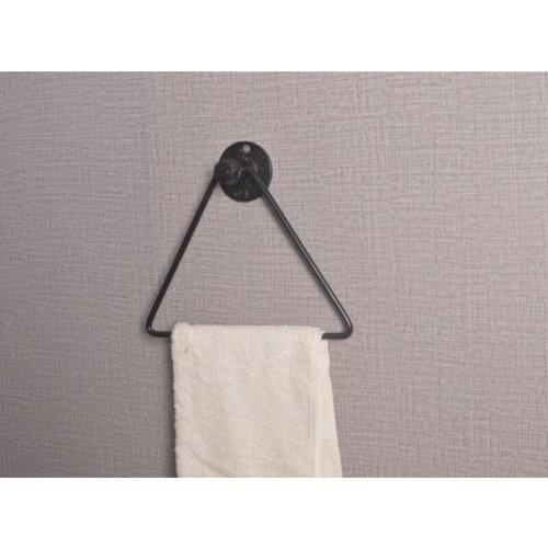 Towel Ring Wall-mounted Square Stainless Steel Bathroom Towel Rack Kitchen Towel Rack Hotel Bathroom Toilet Hardware Accessories