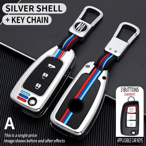 2 3 4 Button Zinc alloy Car Key Cover for Nissan Qashqai X-trail Murano Maxima Altima Juke QUEST Livina Tiida Nismo Fob Case