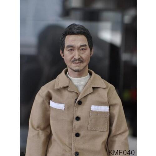For Collection Custom KUMIK KMF040/41/42 1/6 Scale Asian Korean Super Star Male Head Body Action Figure Full Set Toys