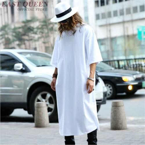 Extra long tee shirts for men hip-hop t-shirt FF955