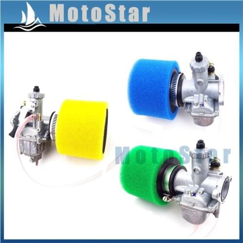 VM22 Carb 26mm Mikuni Carburetor + 38mm Air Filter For Lifan XR50 CRF50 SSR Thumpstar Pit Dirt Bike ATV Quad 110cc 125cc 140cc