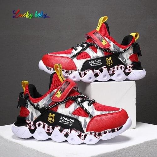 2021 Children Shoes Boys Breathable Mesh Sports Shoes Boy Casual Running Sneakers Boys Kids Shoes Chaussure Enfant 7119