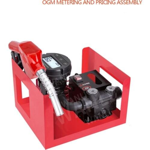 550W Electric Vehicle Small Fuel Dispenser 12V/24V/220V Oil Pump High Flow Diesel Pump Automatic Electronic Metering