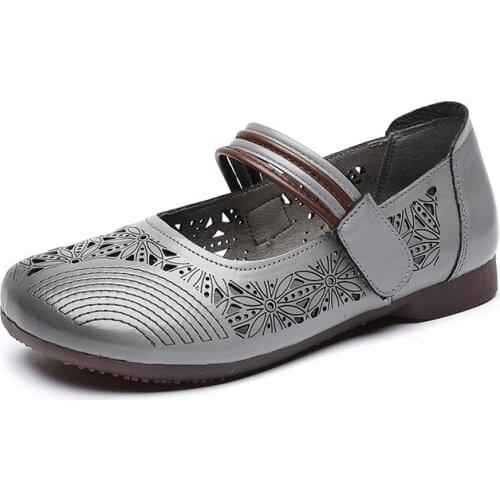 Womens Shoes Fashion Women Flats Genuine Leather Loafers Womens Moccasins Flats Ladies Shoes Female Slip On Ballet Flat Shoes