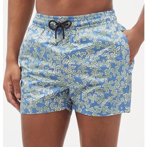 Mens Workout Fitness Shorts Sport Running Gym Compression Shorts Mens Printed Shorts