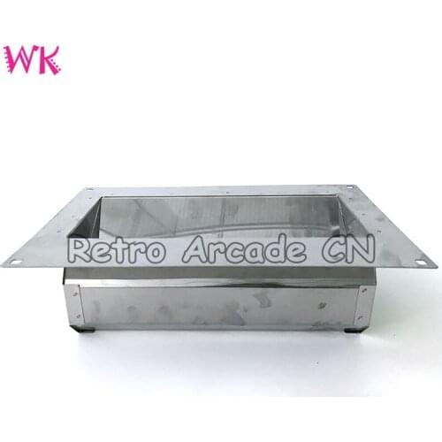 New products Fruit Game MachineThin Stainless Steel Coin Collector Coin Token Changer Payout Slot Bucket for Arcade Game Machine