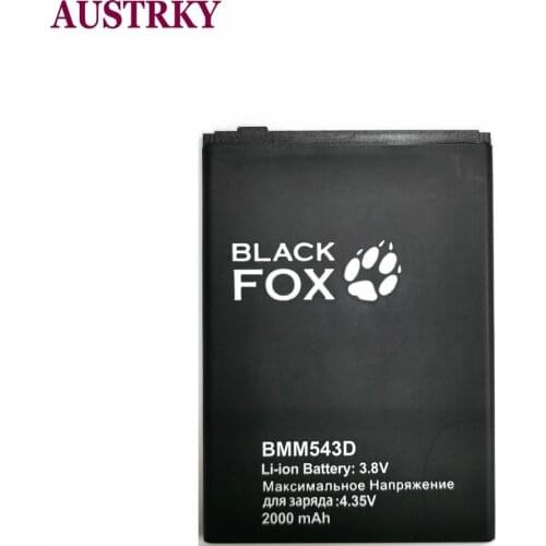 New High Quality BMM543D Battery 2000mAh Replacement for BlackFox BMM543D AKKU + Track Code