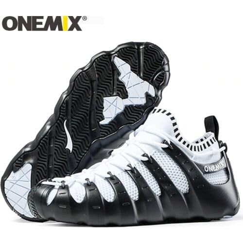 ONEMIX Rome Shoes Men Multi-function Running Shoes Air MeshBreathable Knitting Sneakers Sandals Slippers Jogging Shoes 270