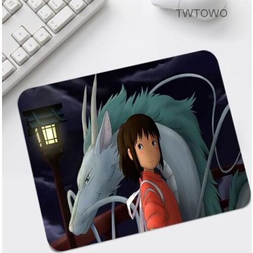 Hot Japan Anime Spirited Away Mouse Pad Gamer Desktop High-end Mice Mat No Locking Big Promotion 22x18cm for Fans