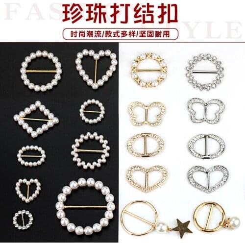 Diy Round Metal Buttons Womens Coat Waist Belt Bags Strap Summer Shirt Scarf Decorative Pearl Buckle 10pc/lot