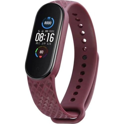 Strap For Xiaomi Mi Band 5, Silicone Anti-sweat Replacement Wrist Strap for MiBand 5, Sports Bracelet Wristband Accessories