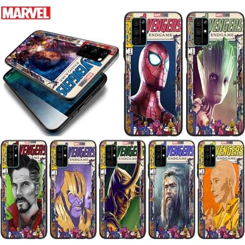 Silicone Cover Marvel superhero poster For Honor 9 9S 9A 9C 9X 9N 9i V9 10 10i 10X X10 Lite Pro Shockproof Phone Case