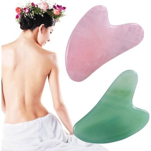 1 Pieces SPA Massage Beeswax Guasha Scraping Massage Scraper Face Massager Acupuncture Gua Sha Board Hand Massage Tools