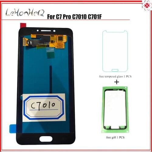 Test Original C7 Pro LCD For Samsung Galaxy C7 Pro C7010 LCD Display Touch Screen Digitizer Assembly For samsung C7 Pro Display