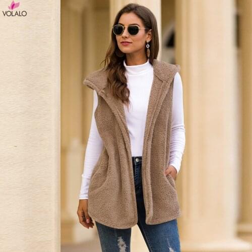VOLALO Women's Vests-cardigans