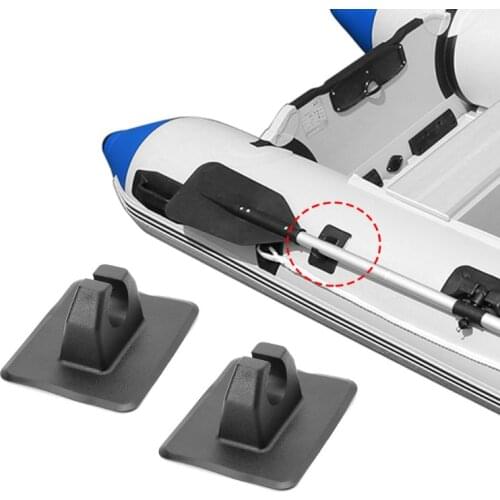 Y1UC 2pcs Paddle Clips Oar Rowing Paddle Clips Holder Mount Patch For Inflatable Boat Rowing Boat Dinghy Kayaks Accessories