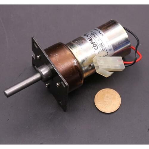 Japan COPAL Miniature Gear Motor Voltage DC 12-24V 230RPM Deceleration 37mm Gearbox High Torque for Printer / Copier Duplicator