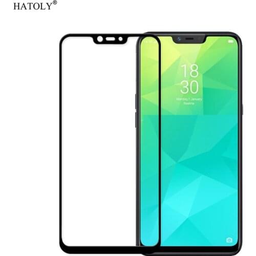 Screen Protector OPPO Realme 2 Glass Tempered Glass OPPO Realme 2 / C1 Glass Full Glue Coverage Glass Film OPPO Realme 2