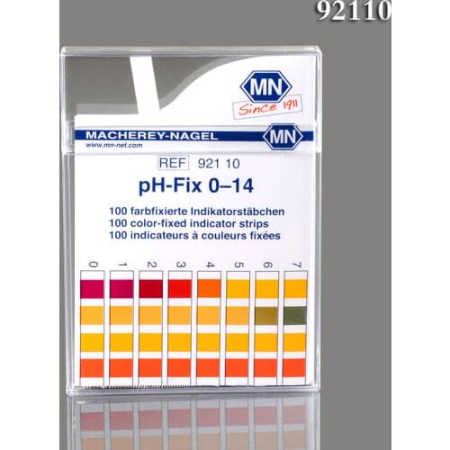 1box/bottle PH test paper MN92110/92111/92120 no leakage ph-fix strip 0-14/4.5-10.0 acid alkali detection