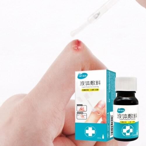 10ml Waterproof First Aid Liquid Bandage For Small Healing Plaster Wounds Cut Disinfecting Adhesive Hemostasis Patch Gel O6P7