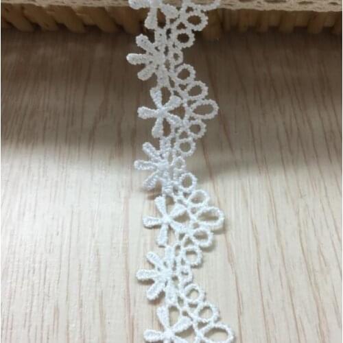 15Yards African Cord Lace Embroidered Lace Trim Ribbon Sew On Appliques Embellishment Home Decoration Merletto Broderie A Coudre