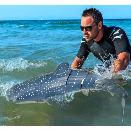 2.4G Remote Control Shark Toy 1:18 High Simulation RC Boat Toy RC Shark Toy Gifts Party Decoration Animal Toys For Children