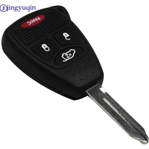 20PCS for Chrysler Dodge Magnum Town Country PT Cruiser Nitro Ram 1500 2500 3500 4Buttons Car Key Fob Shell Car-styling