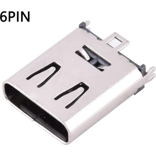 20pcs TYPE-C 6 Pin female connector Micro USB 3.1 Jack Sockect Connector Port For Samsung Lenovo Huawei Lenovo Meizu Xiaomi