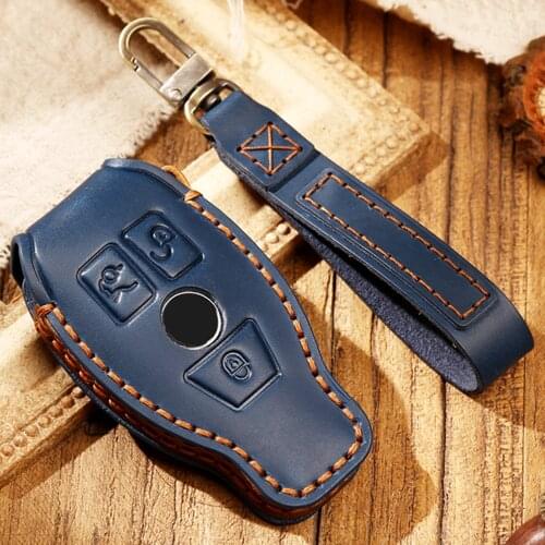 Car Key Fob Case Cover Protector Suitable For Mercedes Benz E C Class W204 W212 W176 GLC CLA GLA Car Accessories
