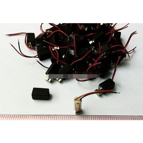 Free shipping 500pcs Mini pager Vibrating Vibrator Micro mobile Motor 4mm x 8mm Vibration Pager Motor diameter 4mm