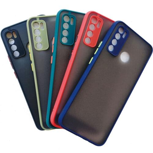 Protection Shockproof Phone Case For Tecno Pouvoir 4 Pro Case Matte Back Cover For Pouvoir 4 Case LC7 hard Lens protection Matte