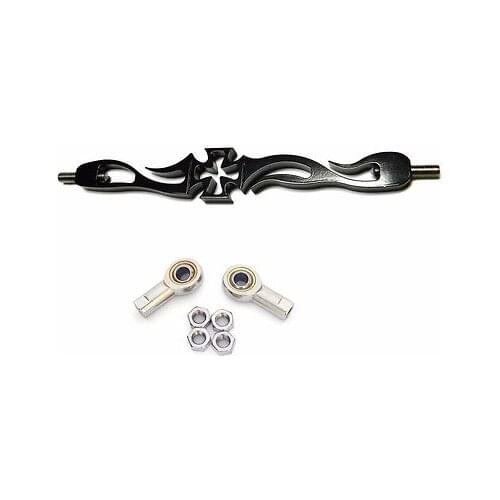 Black CROSS Shift Link Linkage for Harley Softail Dyna Wide Glide FL FX FLH Rod