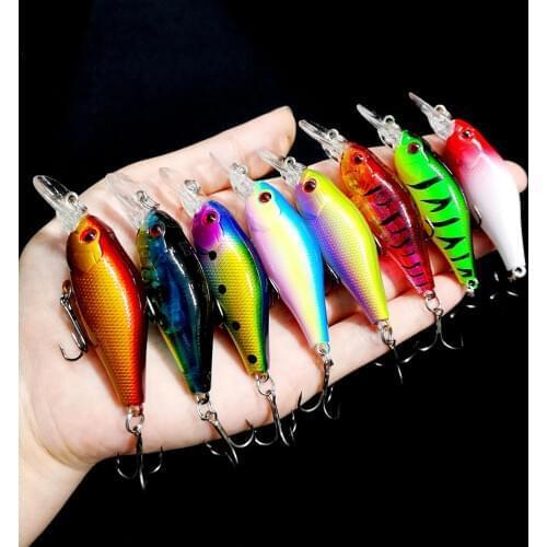 Pesca Artificials 1pcs 9g 7cm Fishing Lures Fishing Wobbler Fishing Crankbait Hard Crank lure Baits Fishing Tackle
