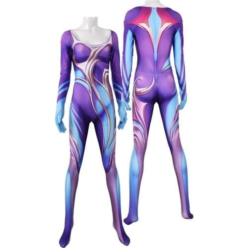 Soraka LOL game Cosplay Costume 3D Print Spandex Adults Kids Girls Women Superhero Zentai Suit Bodysuit Custom Made Catsuit