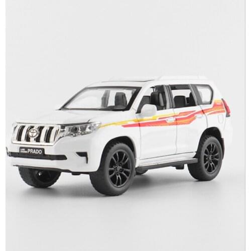 1:32 Simulation childrens cross country toy car Prado domineering alloy car model childrens holiday gift