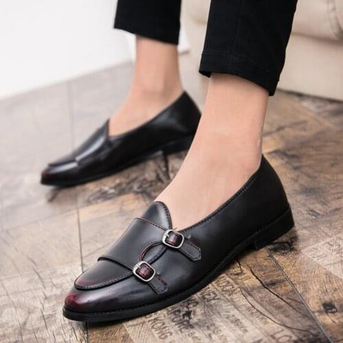 Mens casual shoes plus size leather luxury designer social driving brand Party Shoes adult fashion dress moccasins men loafers