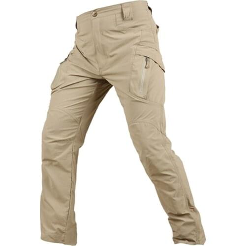 IX9 Men Summer Breathable Tactical Pants Quick Drying Camp Pants Fast Dry Dupont Nylon fabric Waterproof Military Combat Pants