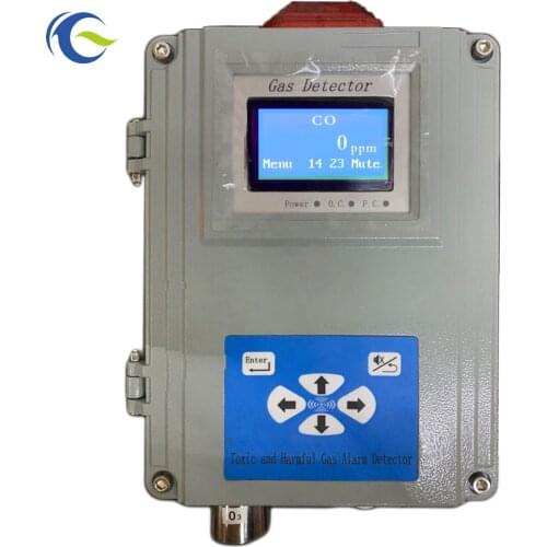 Wall mounted carbon monoxide CO gas detector with Relay output or 4-20mA RS485