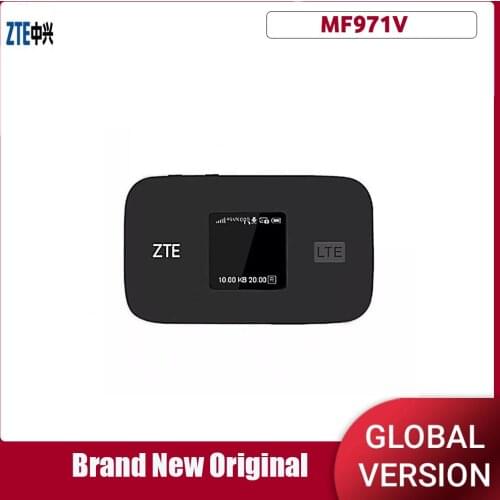 Original Unlocked ZTE MF971V 4G+ LTE Cat6 300Mbps Mobile WiFi Hotspot 4G mifi bands FDD B1/2/3/4/5/7/8/17&12/20/28 and TDD B38