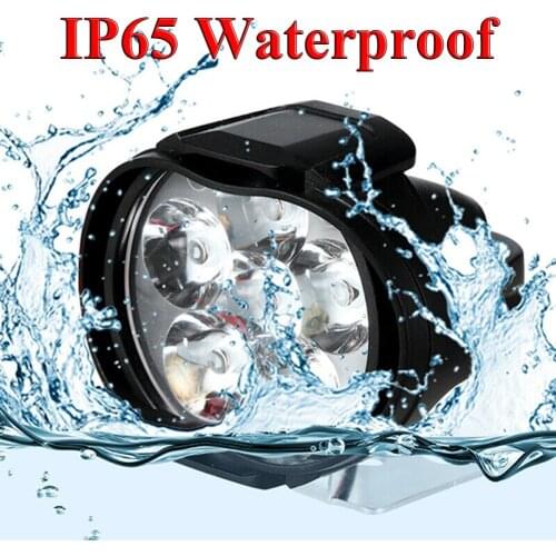 2pcs 6 LED Auxiliary Headlight for Motorcycle Spotlights Lamp Vehicle Auxiliary Headlight Brightness Electric Car Bicycle Light