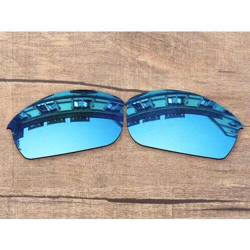 Vonxyz Ice Mirror Polarized Replacement Lenses for-Oakley Flak Jacket Frame