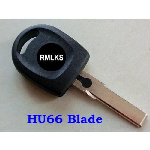 RMLKS Remote Car Key Blank Shell For Volkswagen For VW B5 Passat Transponder Key Cover HU66 Blade