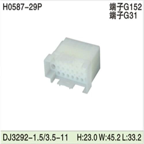 Free shipping 50pcs DJ3292-1.5/3.5-11 29Pin AMP Car Electrical Wire Connectors for VW,BMW,Audi,Toyota,NISSAN AND other