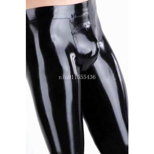 Sexy Latex Man Pants Handmade Men Trousers Cosplay Costume Kakegurui No Zipper