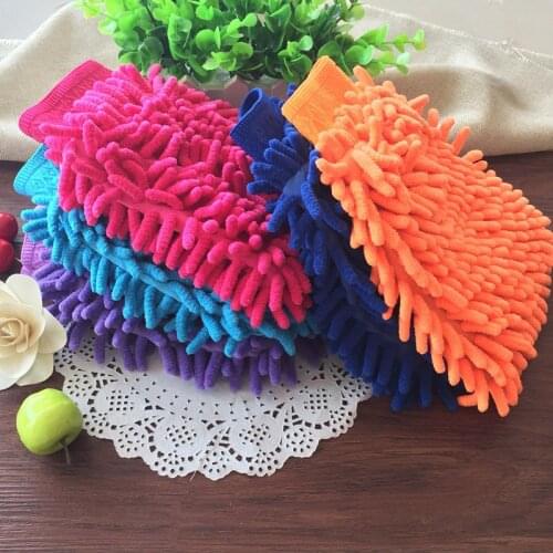 Creative Fiber Chenille Microfiber Car Wash Glove Mitt Soft Mesh for Car Wash and Cleaning Gloves Accessories Hot Sale