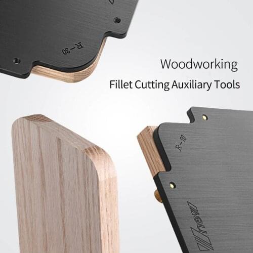 Wood Cutting Fillet Auxiliary Tool Engraving Machine Trimming Machine R Angle Quick-Jigs Router Table Bit Corner Jig Carpenter