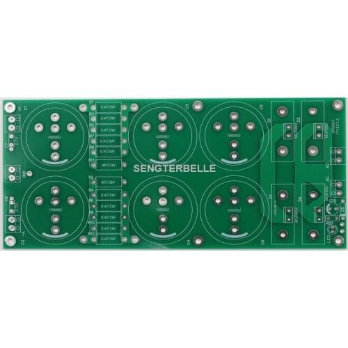 1PC Hifi CRC 6 Capacitors PSU Bare Board PASS Amplifier Power Supply Board PCB